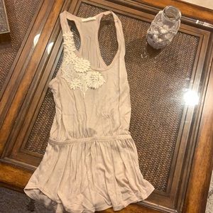 Hand embroidered Tank Top